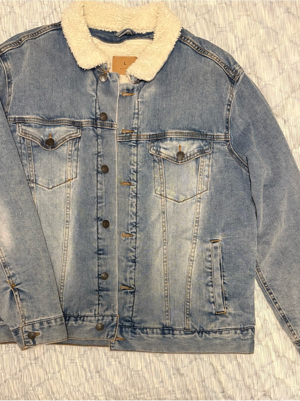 Taylor Swift “Clean” Denim Sherpa-Lined Jacket